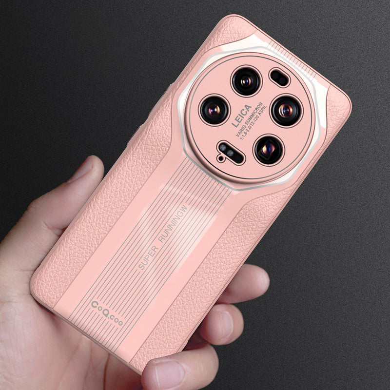 Q.COO Super Running Series 2 for Xiaomi 13 Ultra Case PU+TPU+Acrylic Shockproof Phone Cover Q.COO Super Running Series 2 for Xiaomi 13 Ultra Case PU+TPU+Acrylic Shockproof Phone Cover